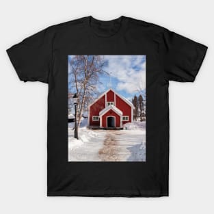 Little Church in the Snow T-Shirt